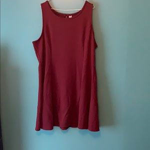 Old navy dark maroon dress xxl